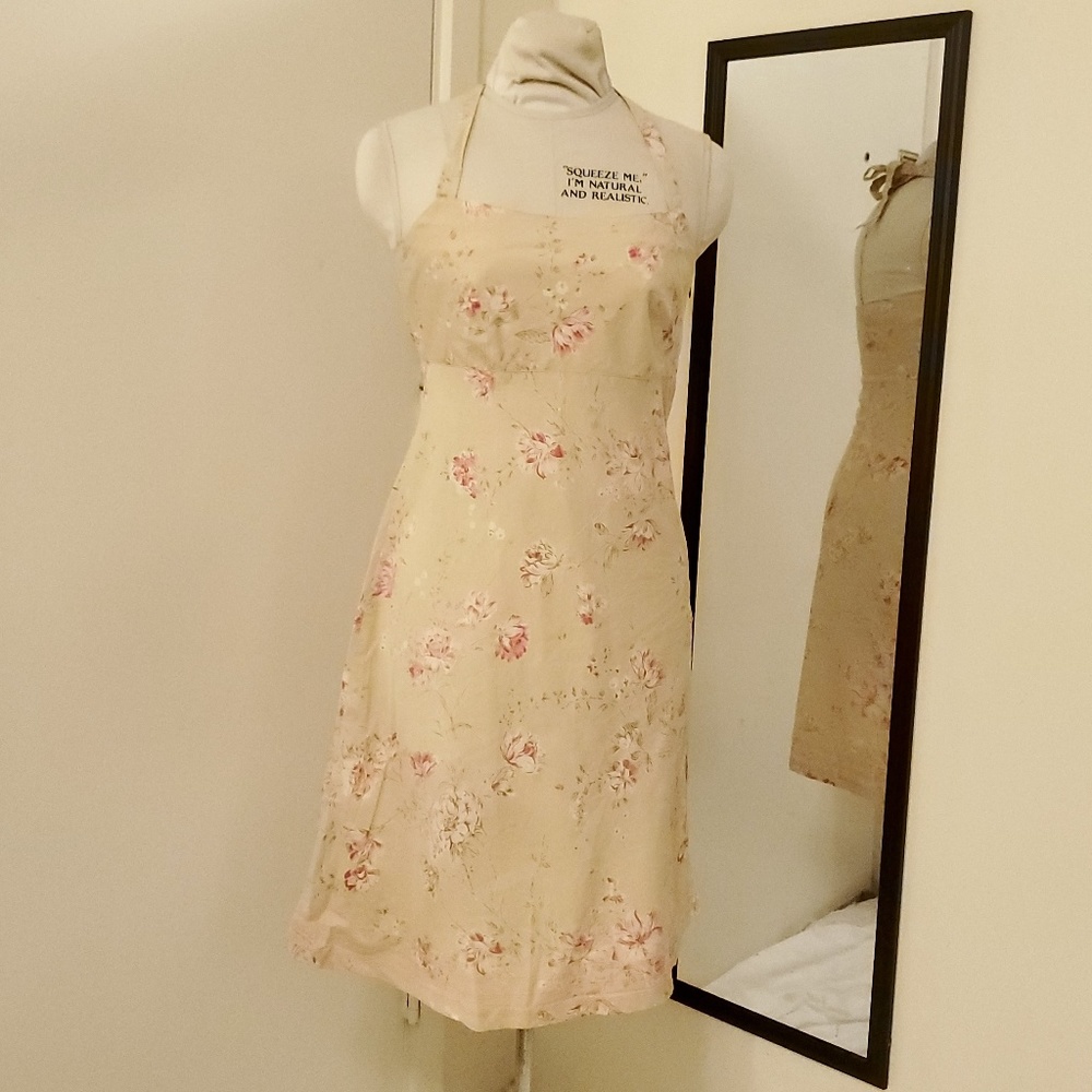 Cinnamon Girl Halter Dress